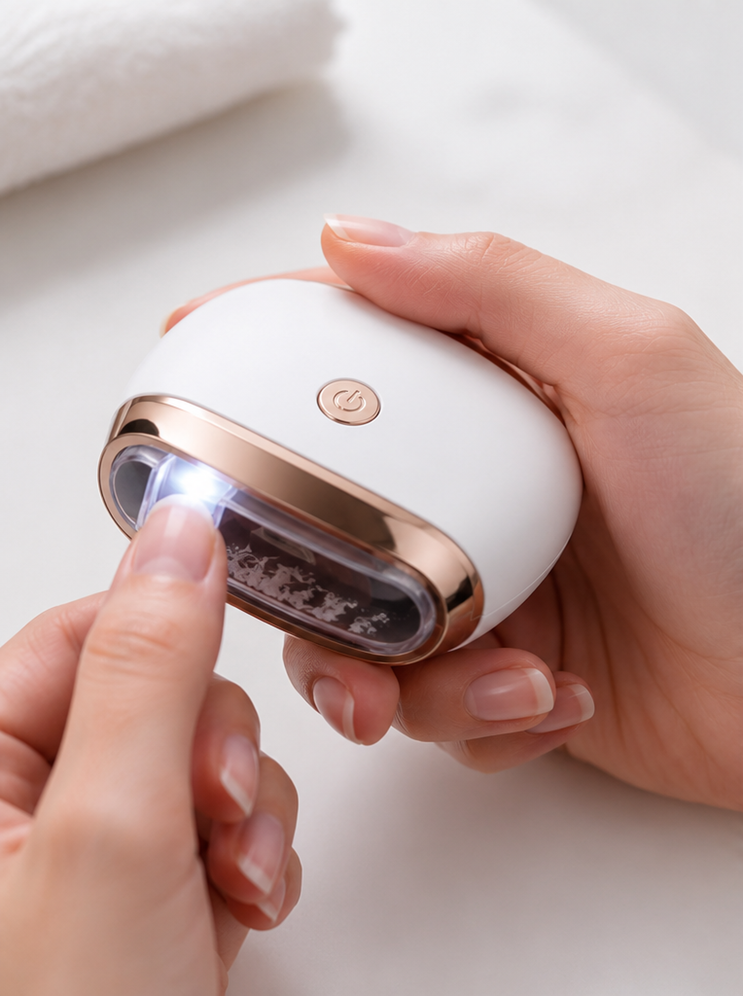 NivoraLuxe SmartTrim™ – Electric Nail Clipper & Polisher