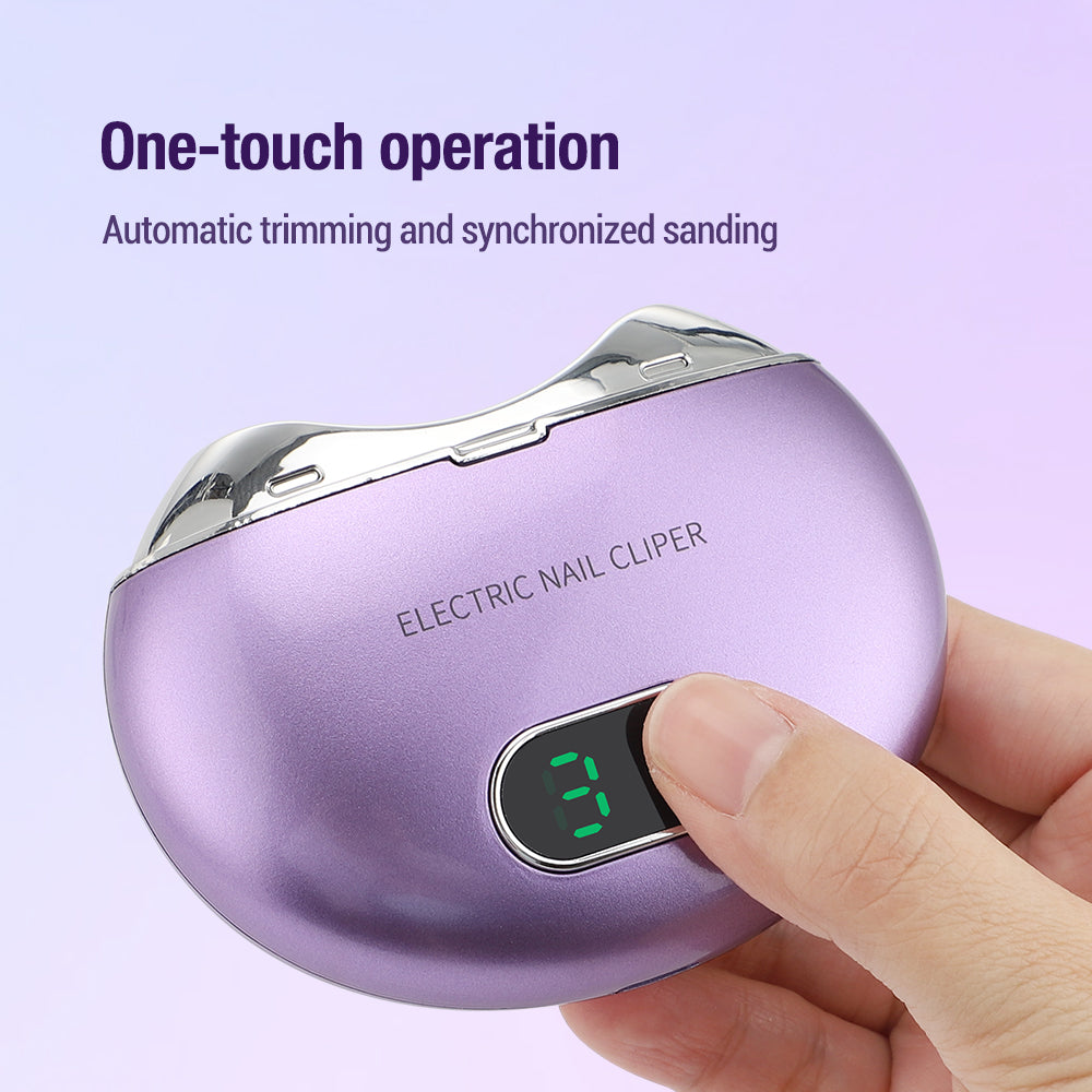 NivoraLuxe SmartTrim™ – Electric Nail Clipper & Polisher